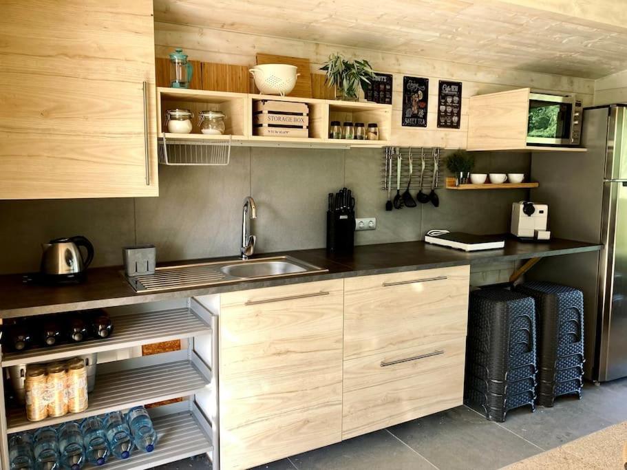 Domeglamping At Fishinglake Ságvár المظهر الخارجي الصورة